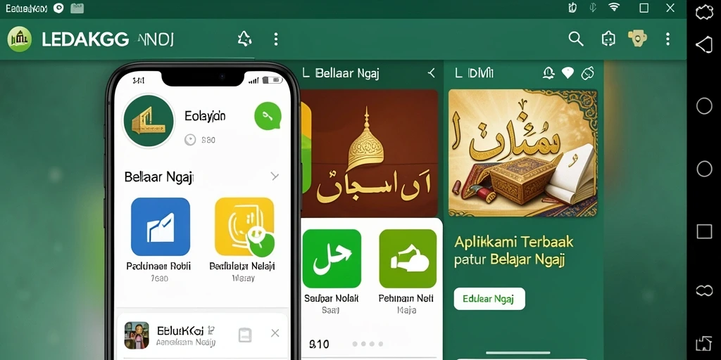 Tampilan antarmuka LEDAKGG yang menarik dan interaktif.