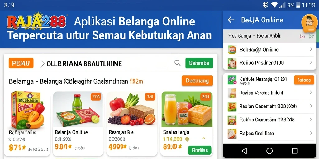 Antarmuka aplikasi RAJA288 yang menarik dan mudah digunakan.